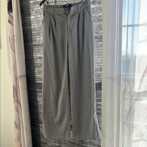 Hollister Gray Dress Pants with Relaxed Fit